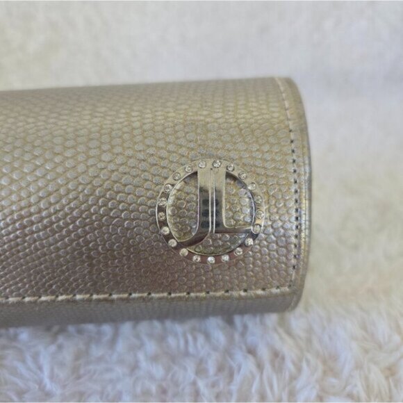 Judith Leiber Gold Textured Sunglasses Case - Picture 2 of 5
